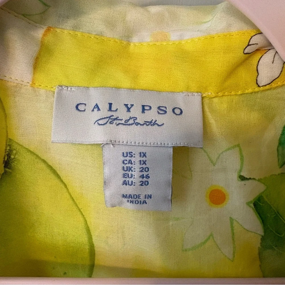 SOLD-Calypso St. Barth blouse - Picture 7 of 8